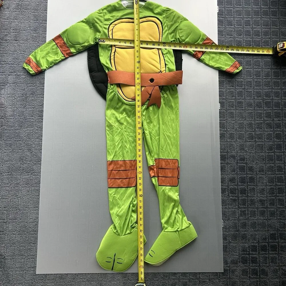 Michelangelo Teenage Mutant Ninja Turtles Halloween Costume Boys M 7-8 NO BUCKLE